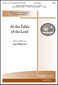 At the Table of the Lord SATB choral sheet music cover